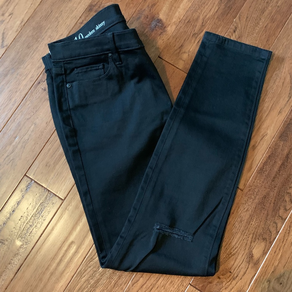 Loft black denim jeans